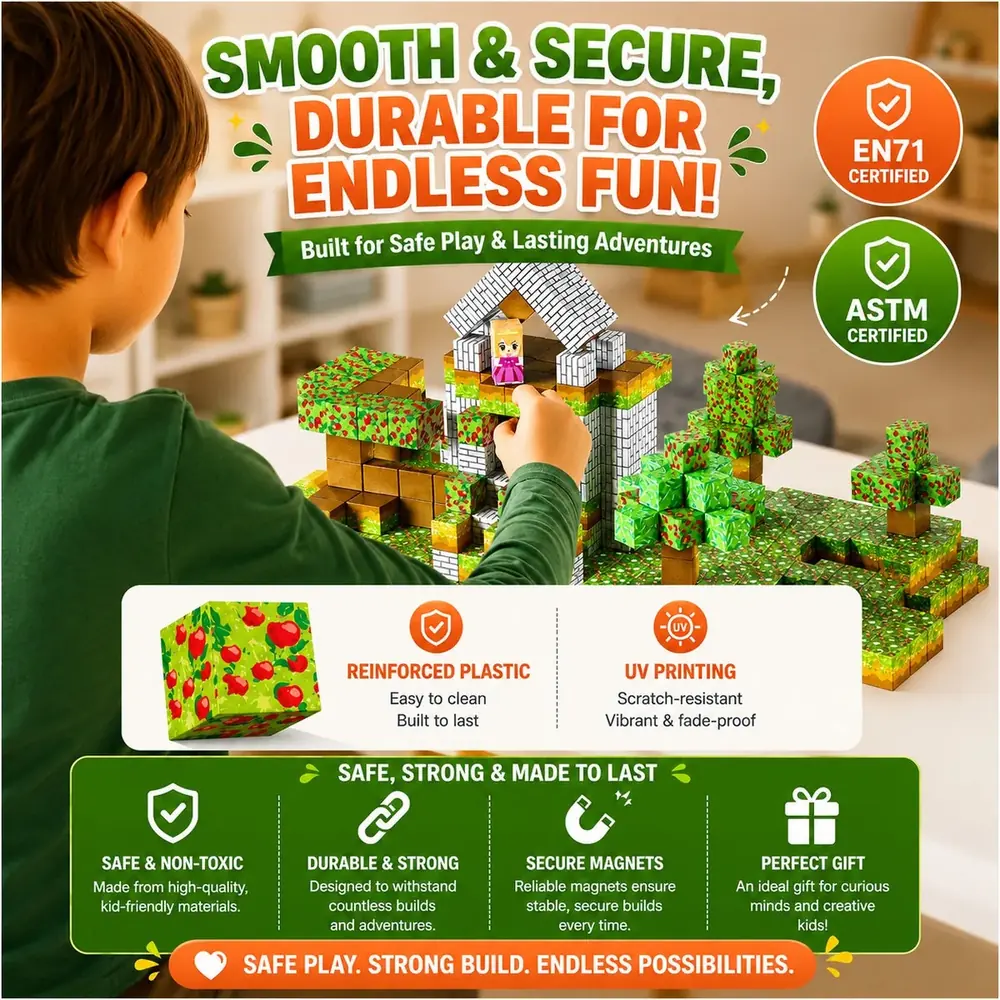 Smooth, secure and durable — EN71 and ASTM certified